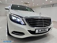 Mercedes Benz S320L R19 LED 2016 White Rear Entertainment